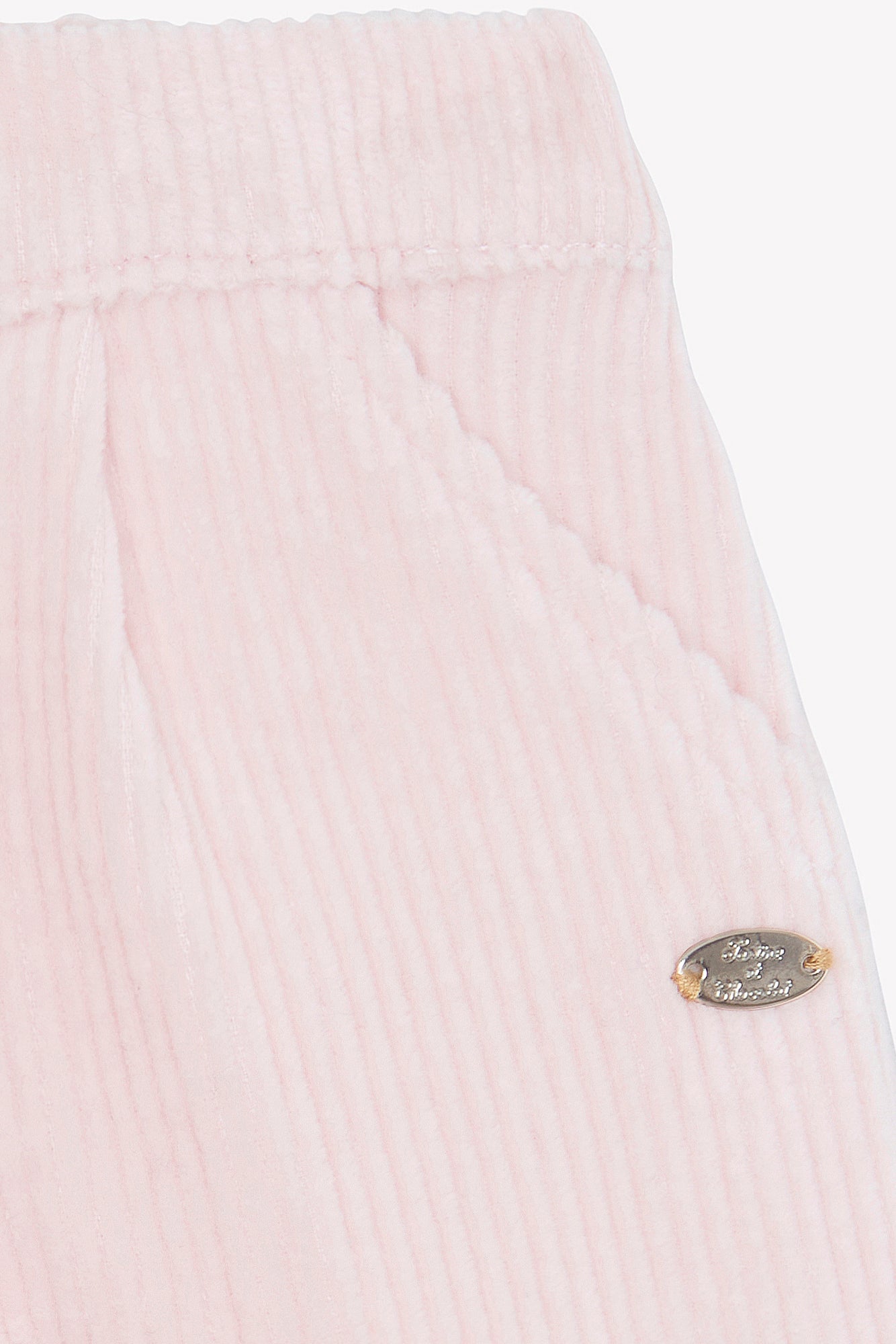 Hose - Rose Samt Falten
