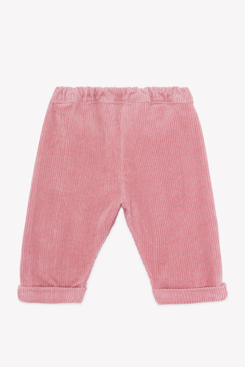 Trousers -Blush Velvet Pleats - Image principale