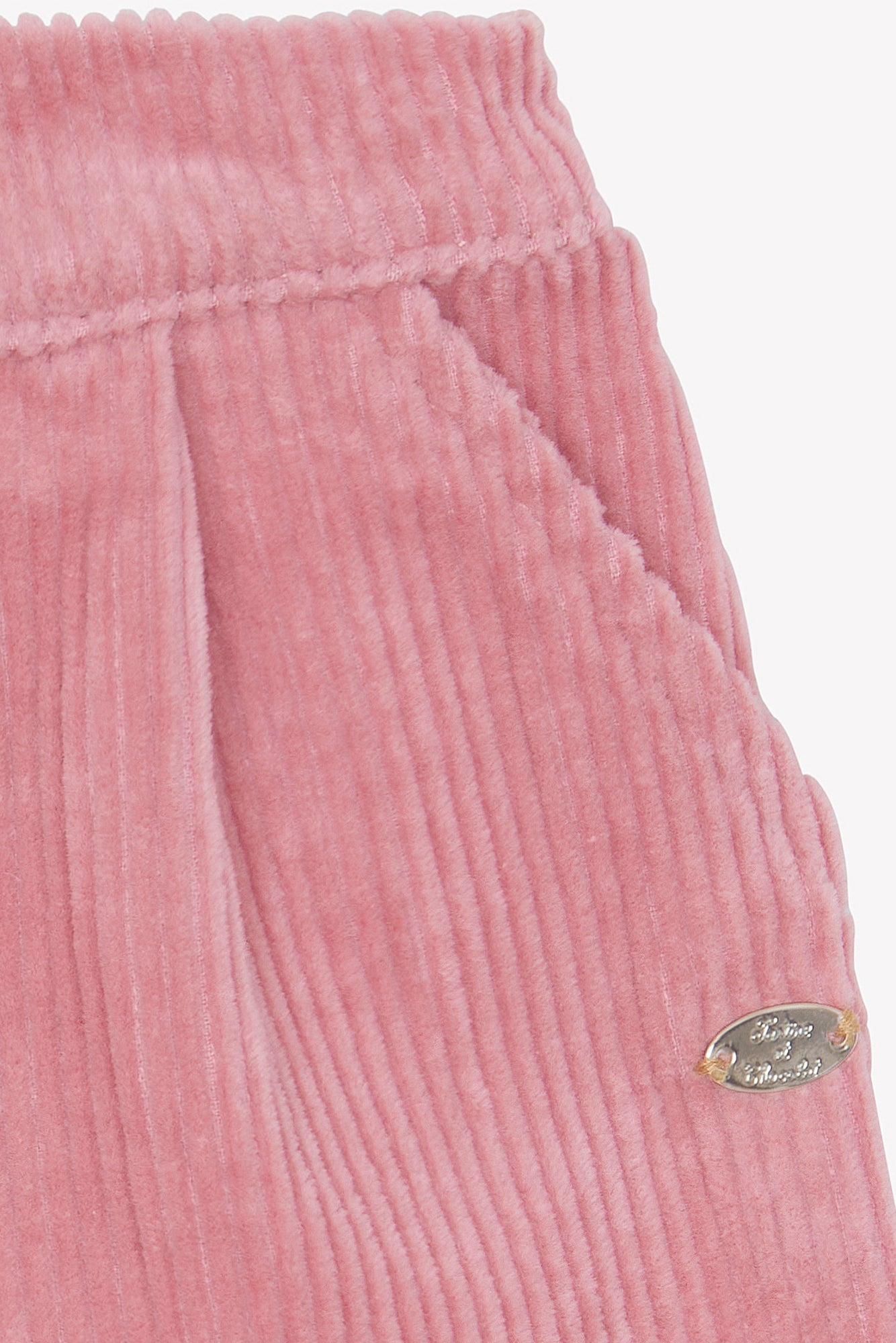 Trousers -Blush Velvet Pleats