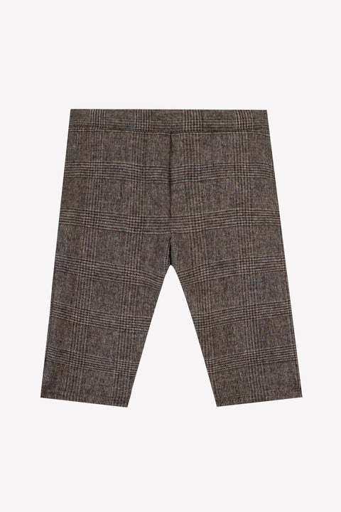Pantaloni - Cioccolato Lana Scacchi - Image principale