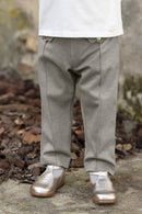 Trousers - Grey medium scalloped pockets