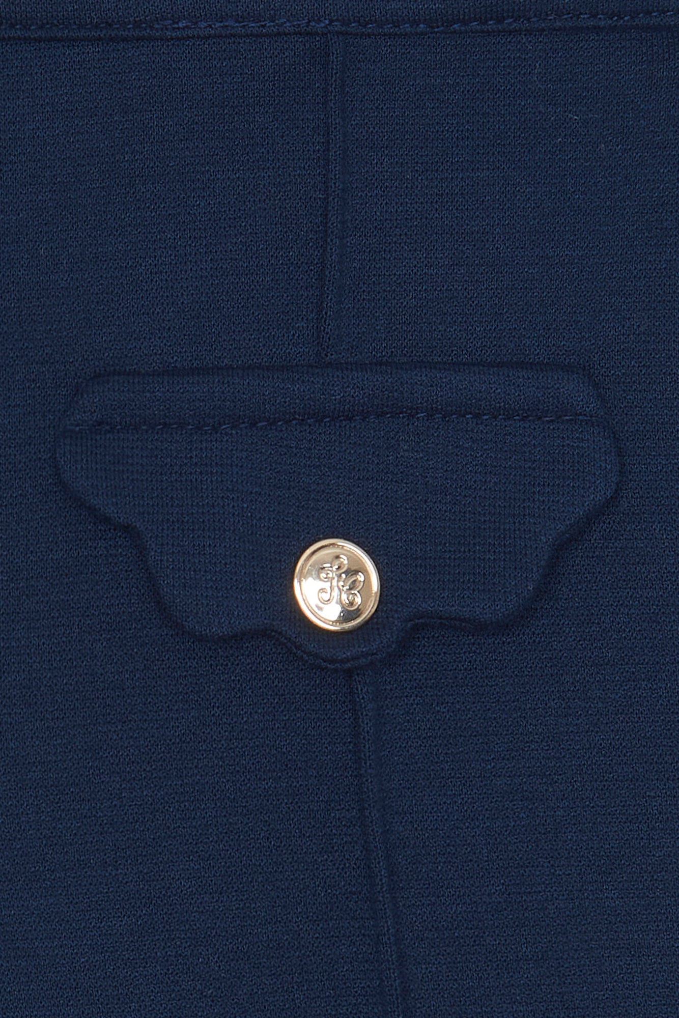 Pantalon - Marine poches festonnées