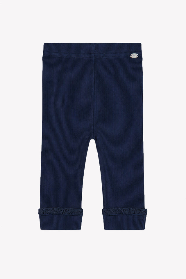 Leggings- Marineblau Baumwolle - Image principale