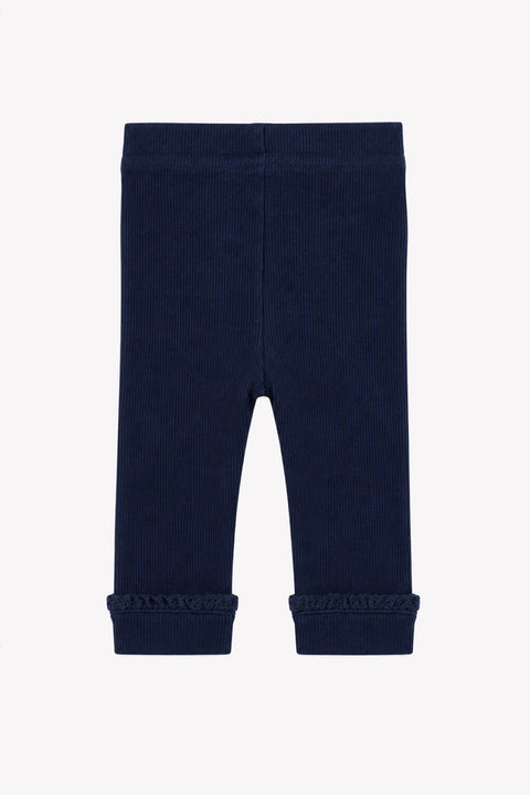 Leggings- Marineblau Baumwolle - Image principale