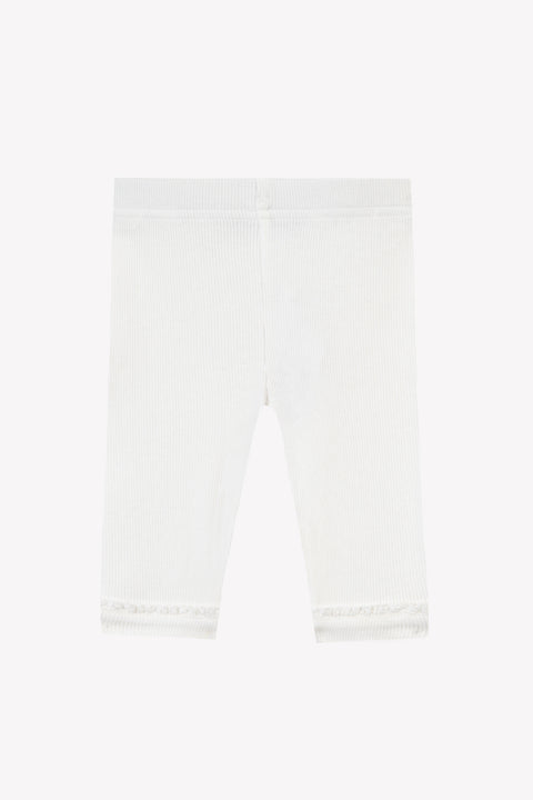 Leggings- Ecru Baumwolle - Image principale