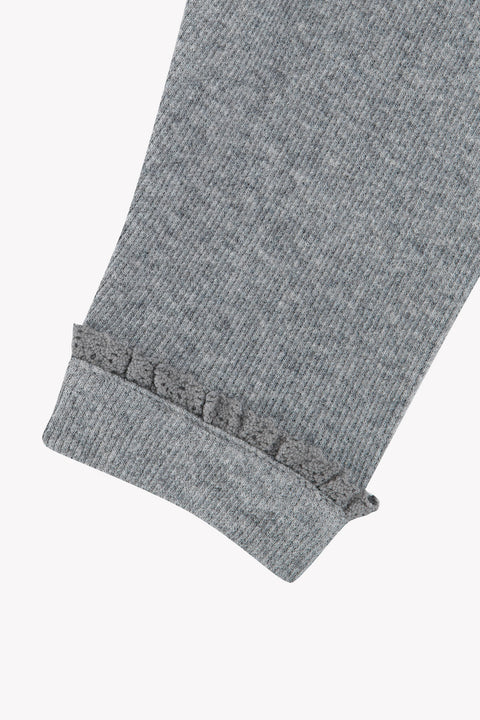Leggings- Grau Baumwollheide - Image principale