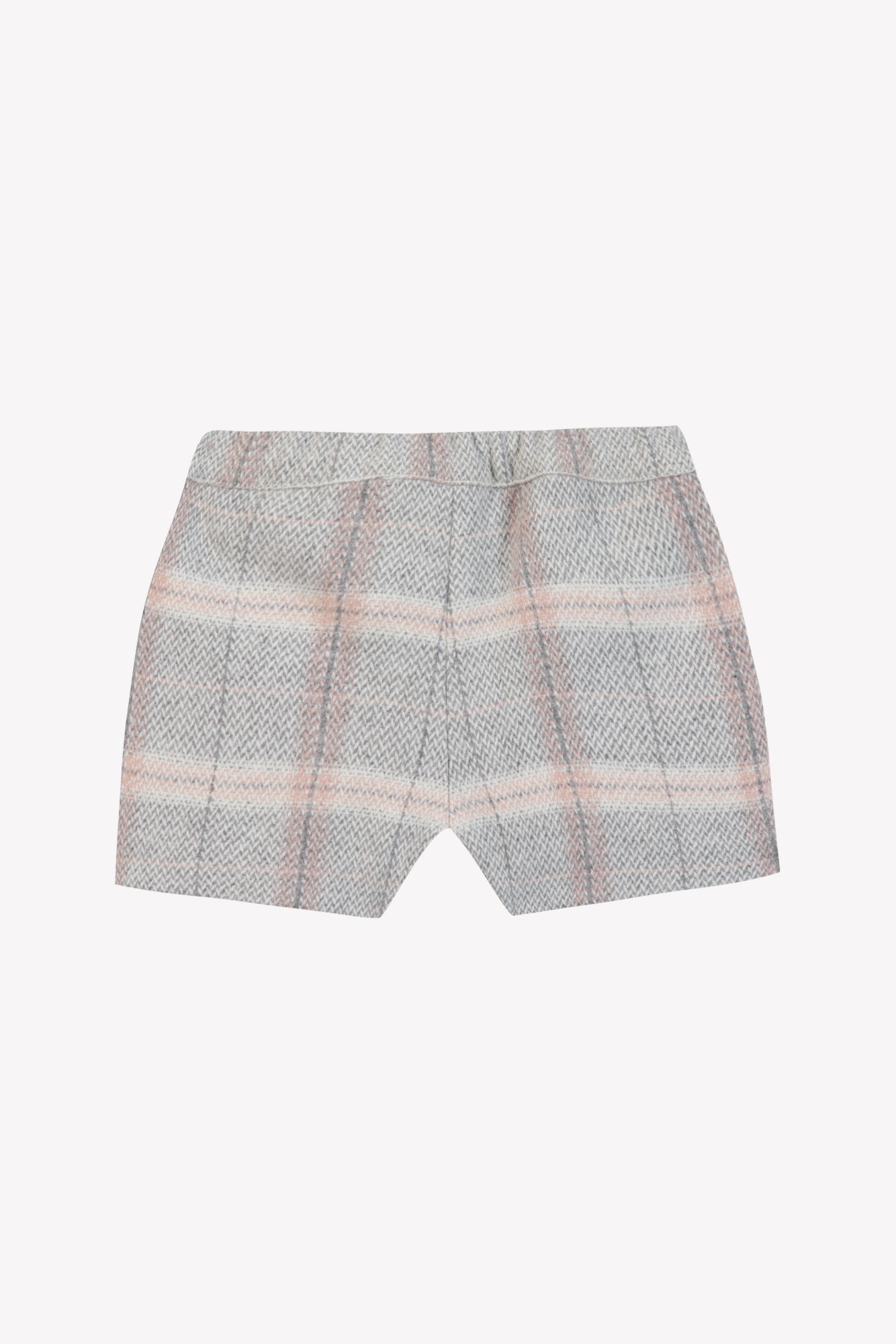 Short - Beige moyen laine carreaux