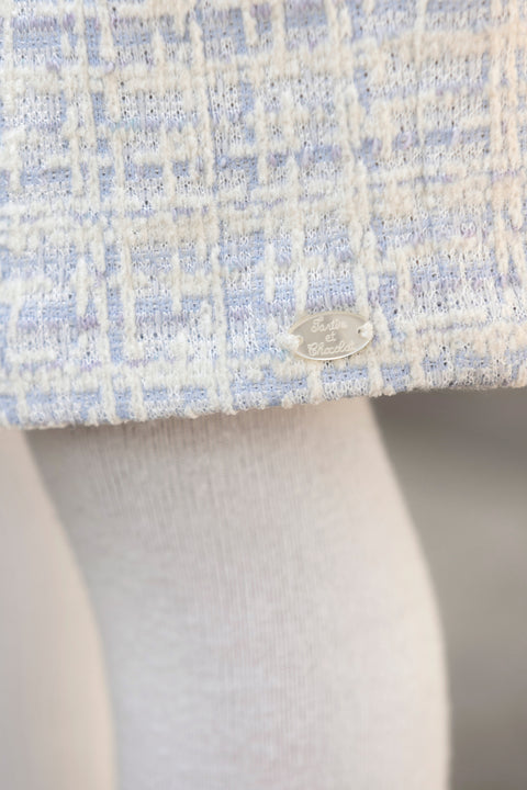 Short - Tweed de nube Cuadros - Image principale