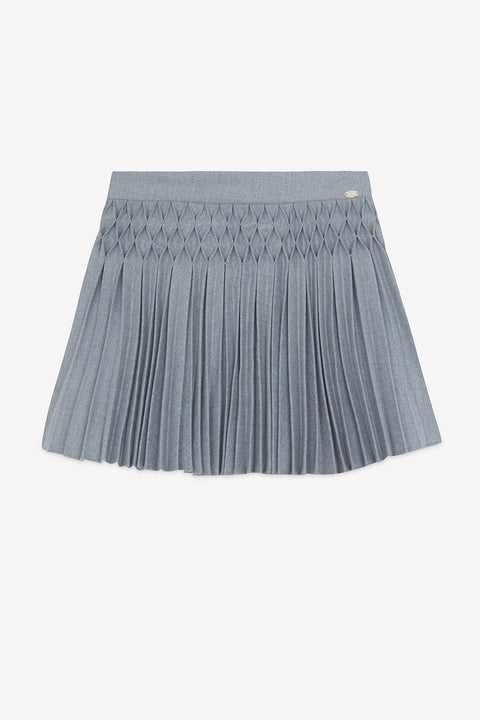 Falda - Gris pliegues planos - Image principale