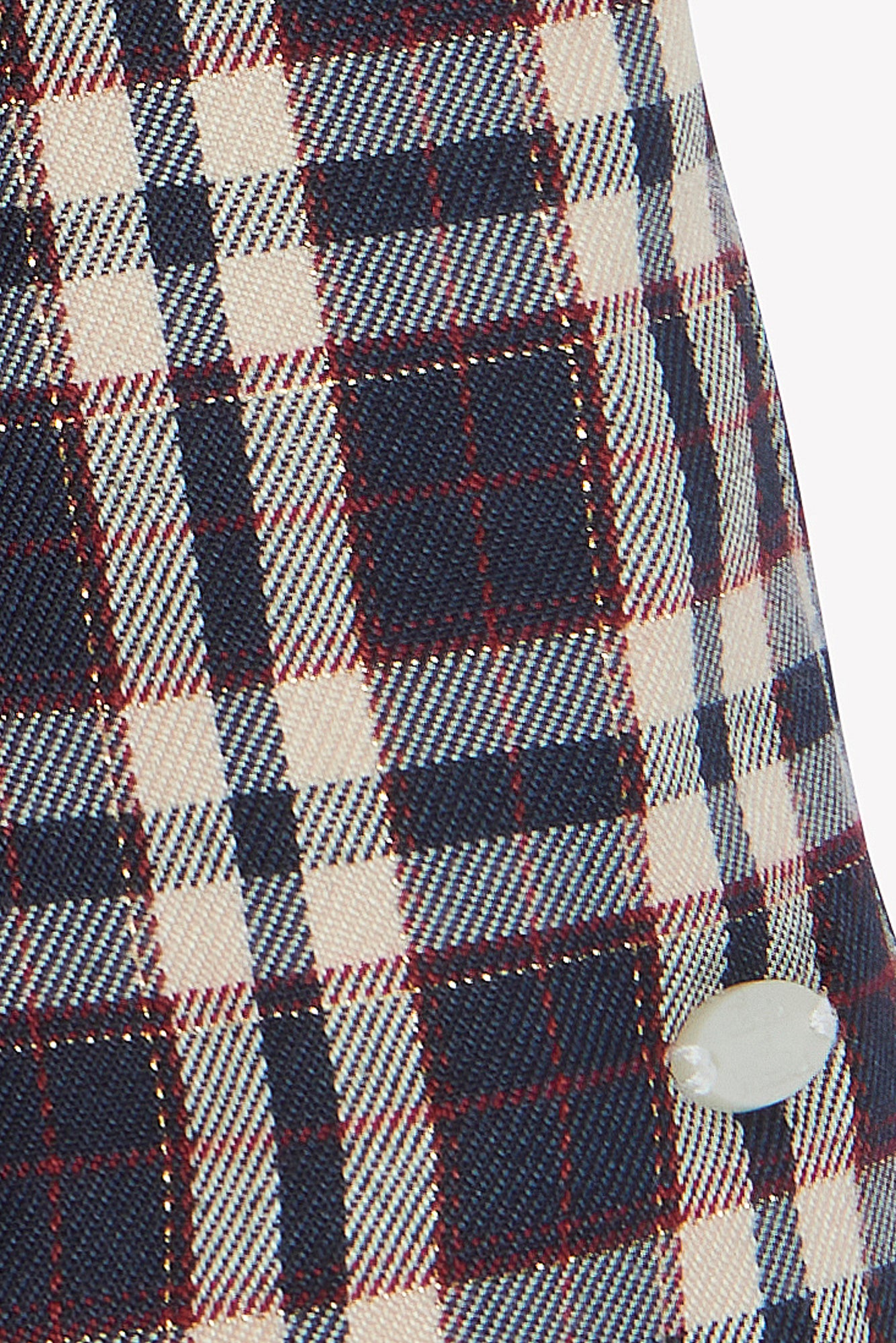 Skirt - Navy Check Bow