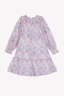 Dress - Grey medium cotton Print flowers