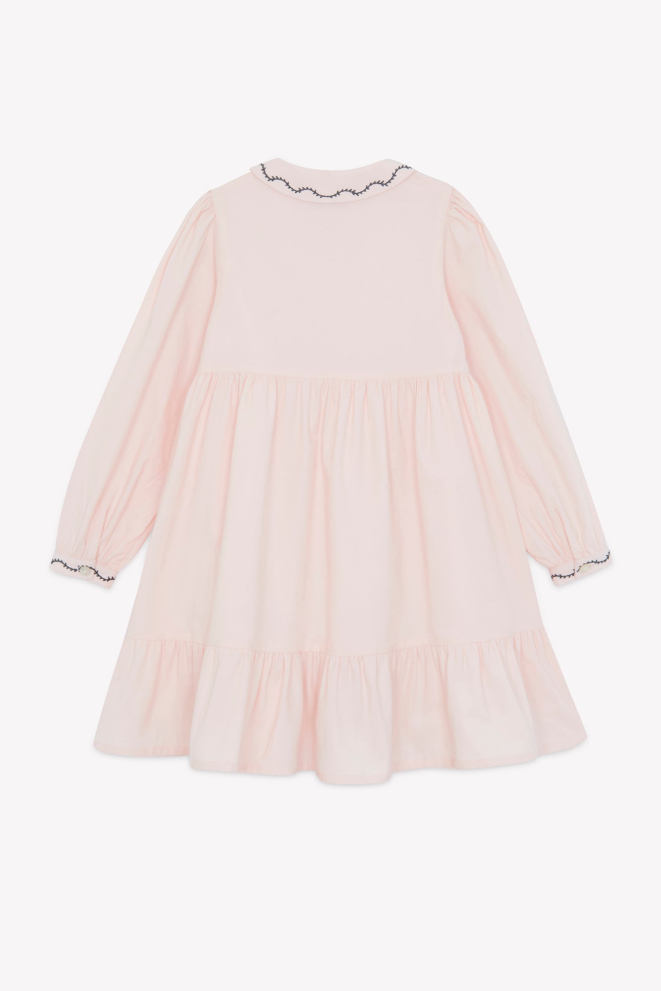 Dress - Dew Velvet Peter pan collar