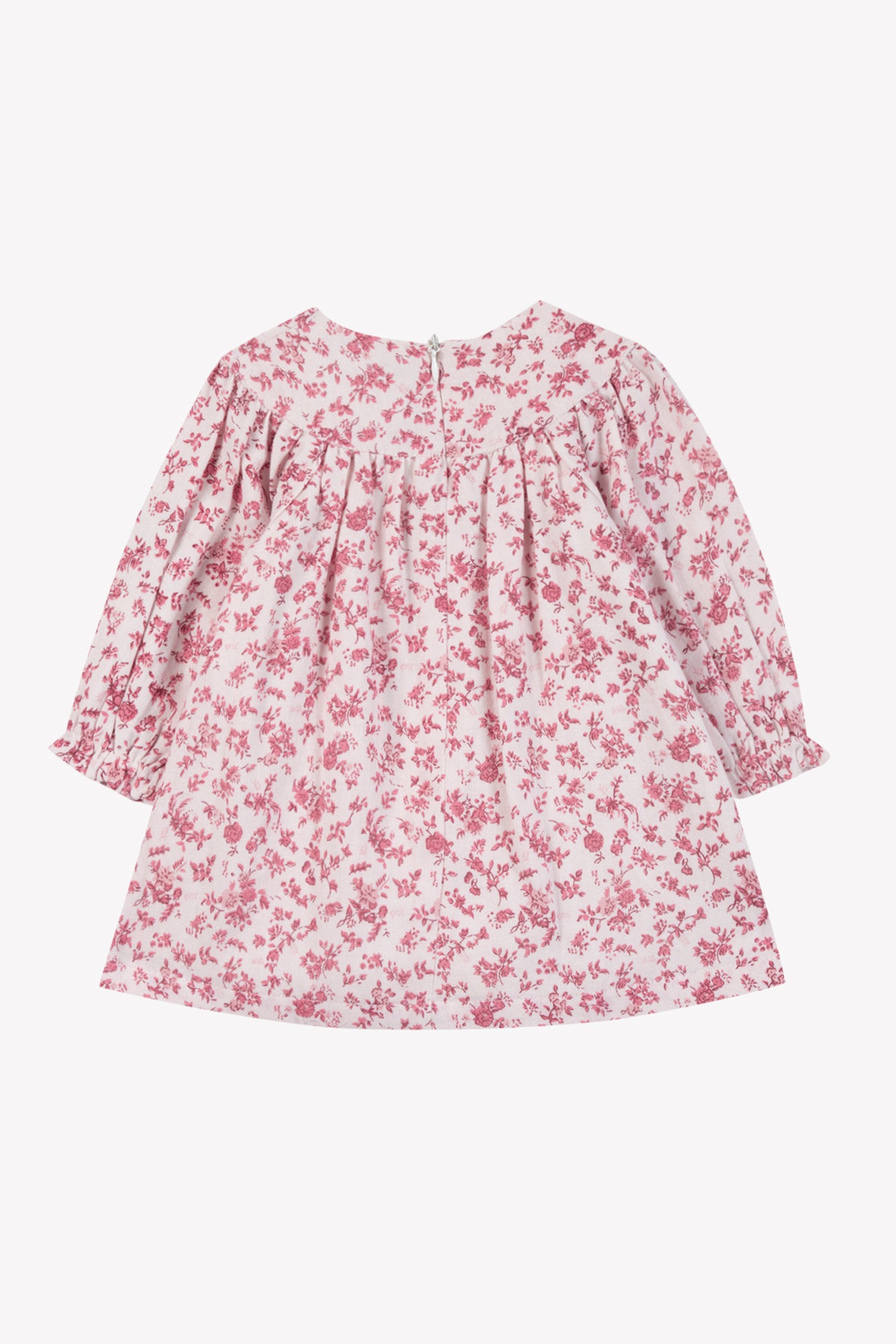 Robe - Ecru imprimé coton fleuri