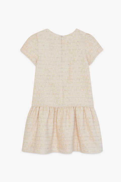Dress - Grey heather Round neck tweed - Image principale