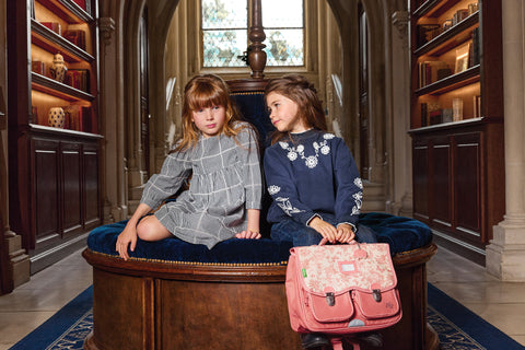 Cartable - Imprimé inspiration toile de Jouy Tann's x Tartine et Chocolat - Image principale