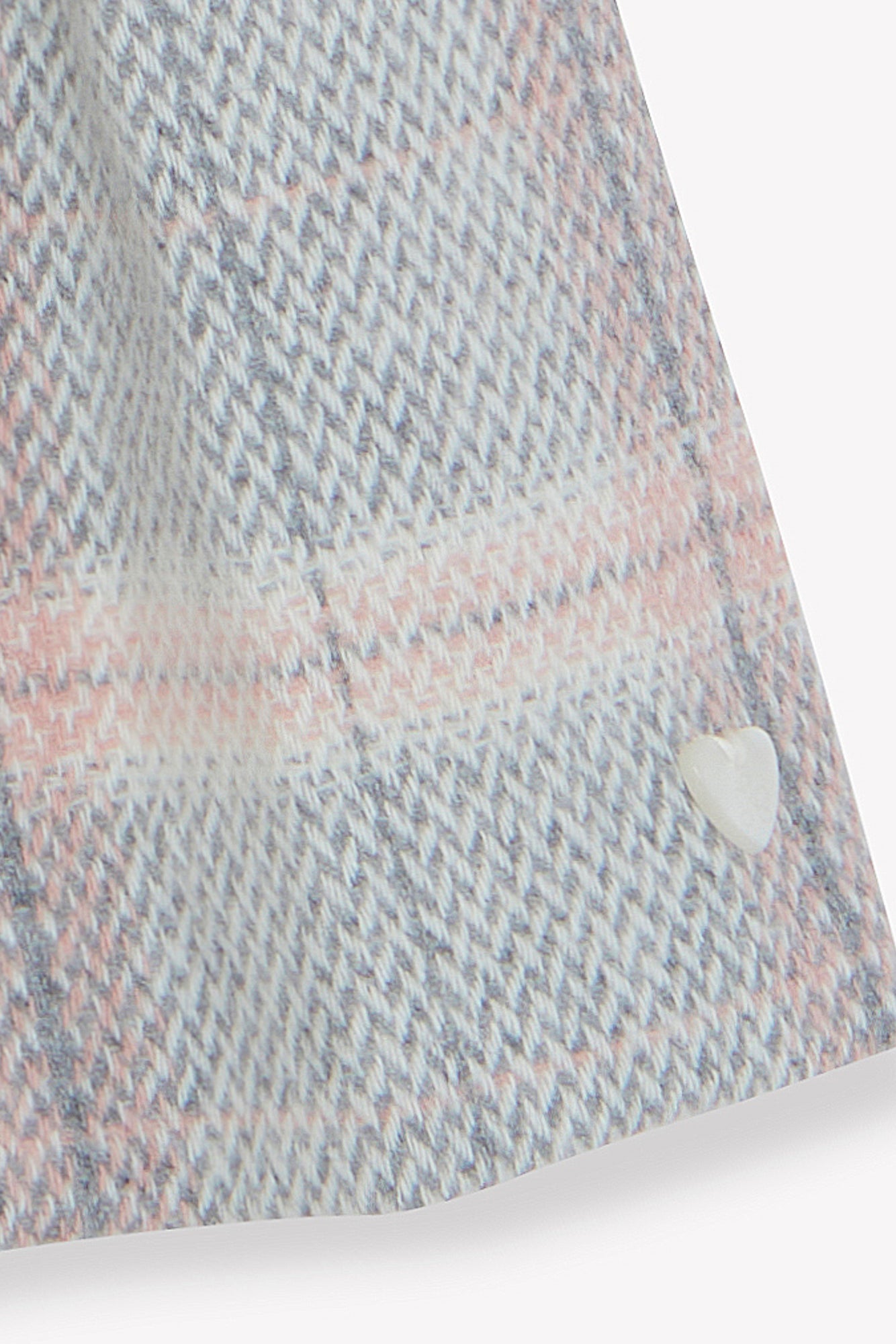 Dress - Beige medium Round neck Check