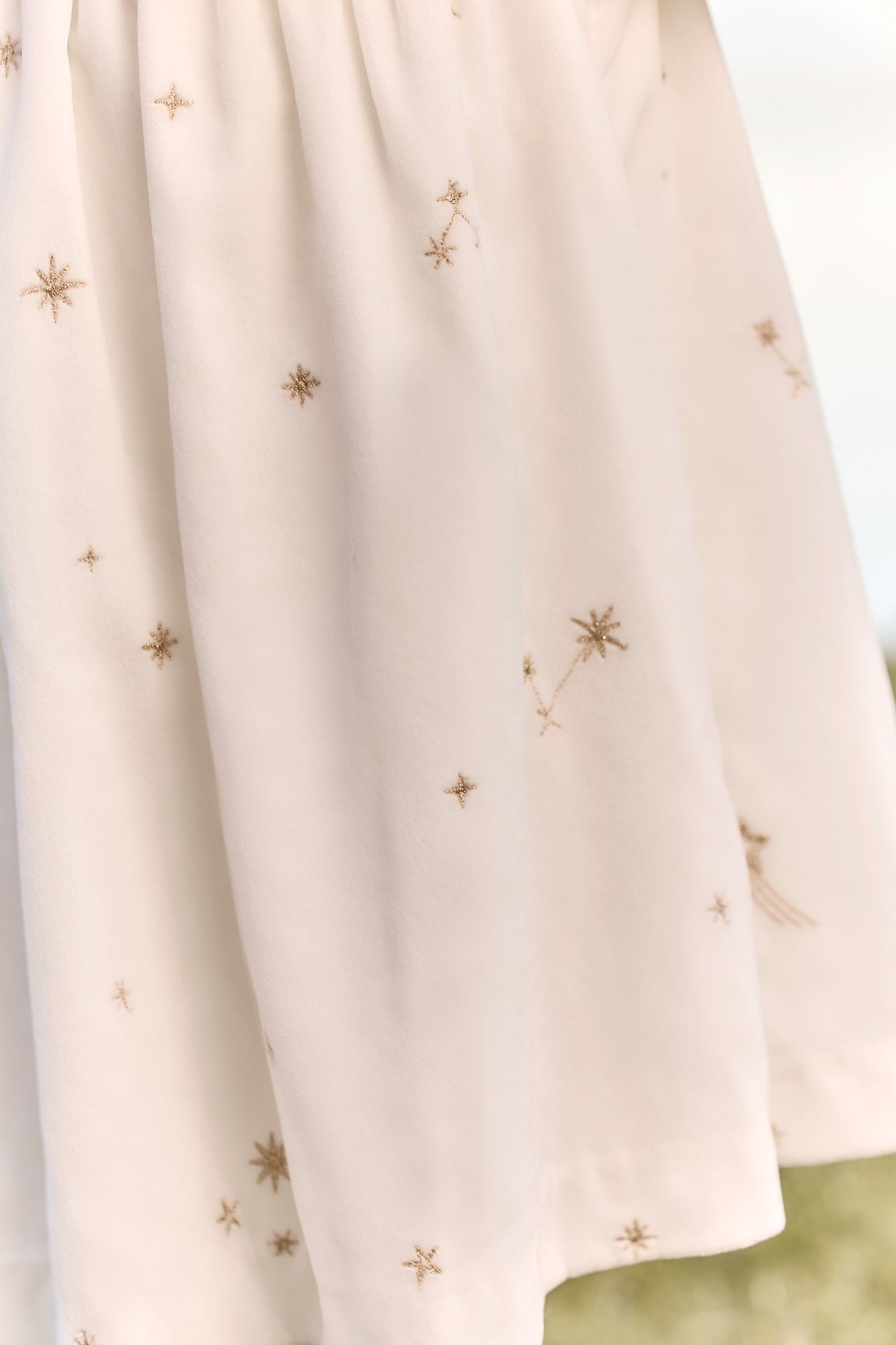 Robe - Ecru col volanté dentelle