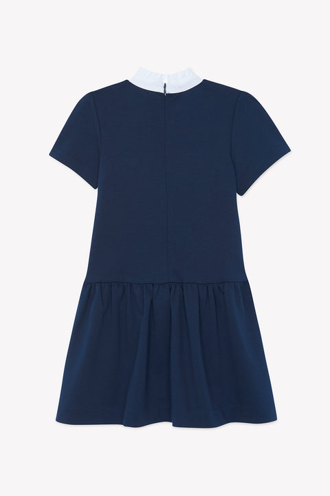 Dress - Navy Collar amount Buttons - Image principale