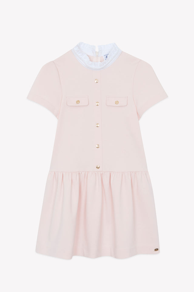 Dress - Dew Ruffled collar Race Buttons - Image principale
