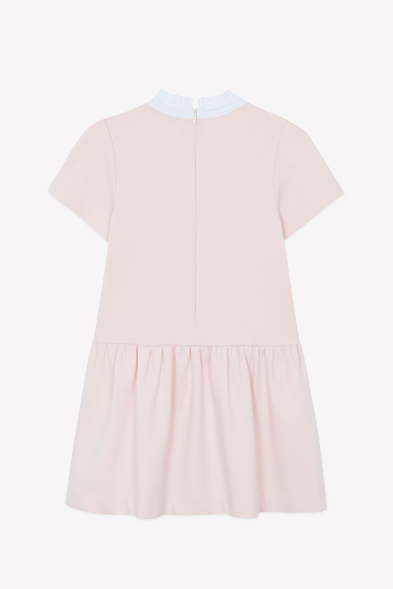 Dress - Dew Ruffled collar Race Buttons