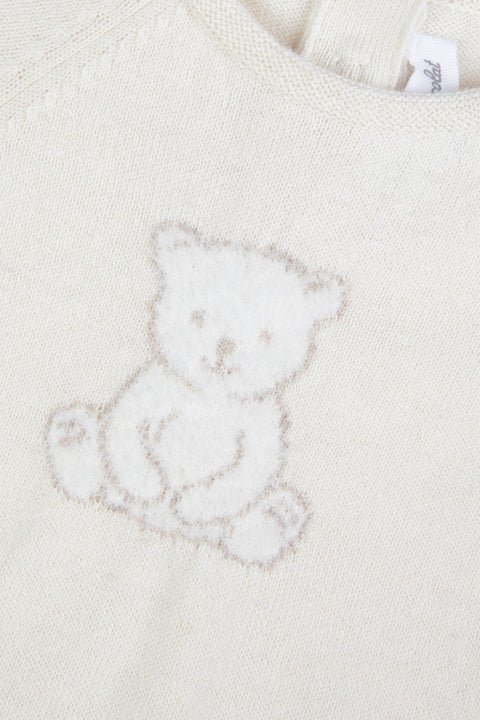 Combinaison longue - Ecru coton broderie - Image principale