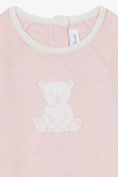 Combinaison longue - Rosée coton broderie - Image principale