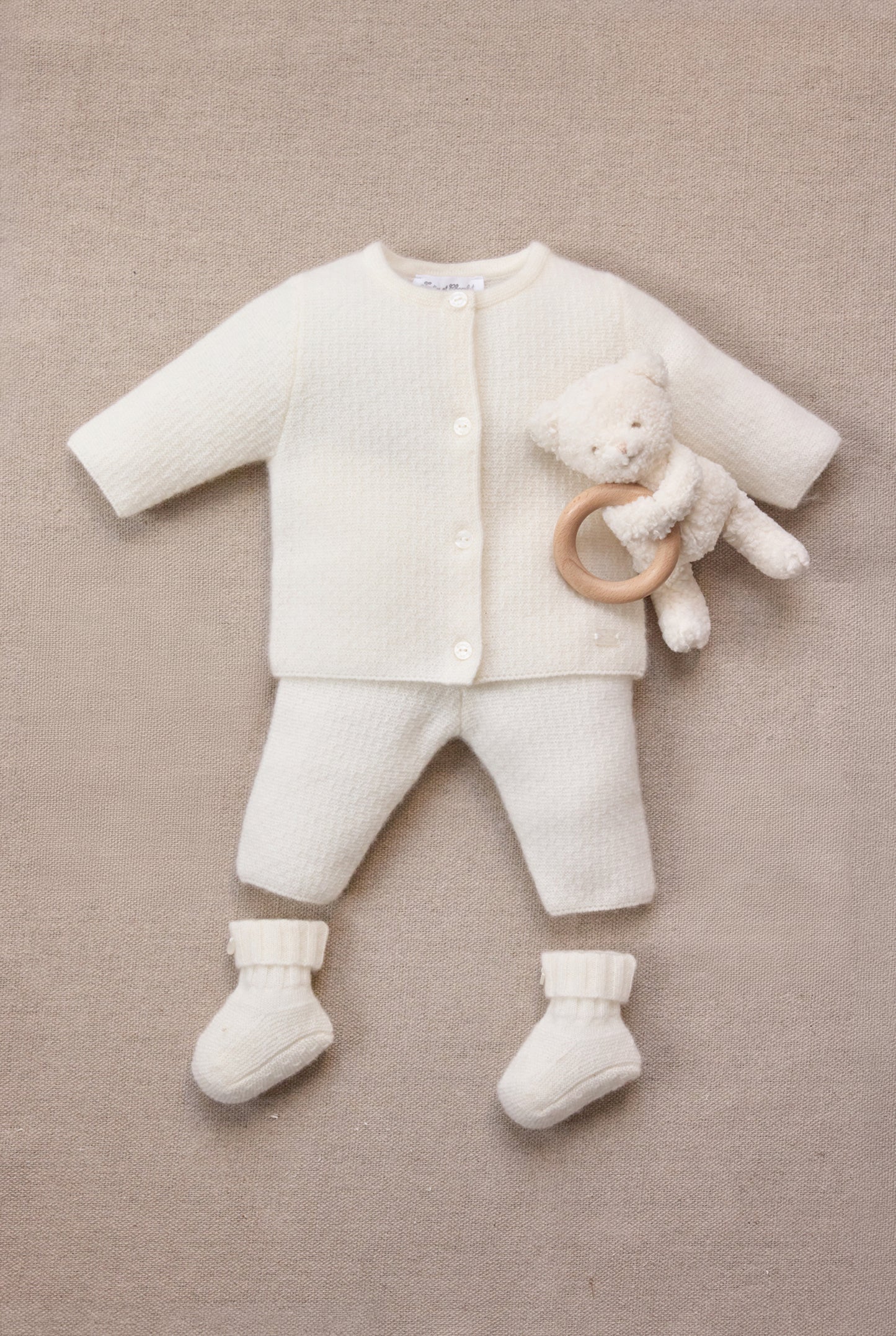 Insiemi Lungo - Madreperla  Cashmere