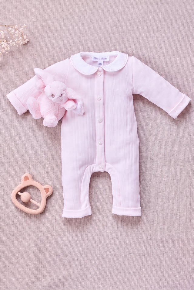 Jumpsuit long - Cotton dew Peter pan collar - Image principale