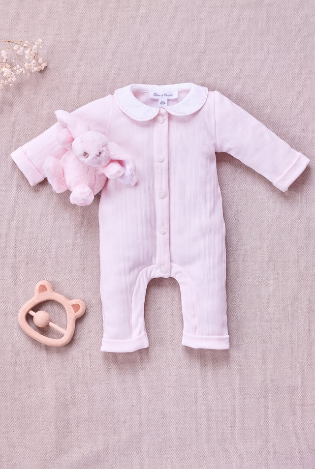 Jumpsuit long - Cotton dew Peter pan collar - Image principale