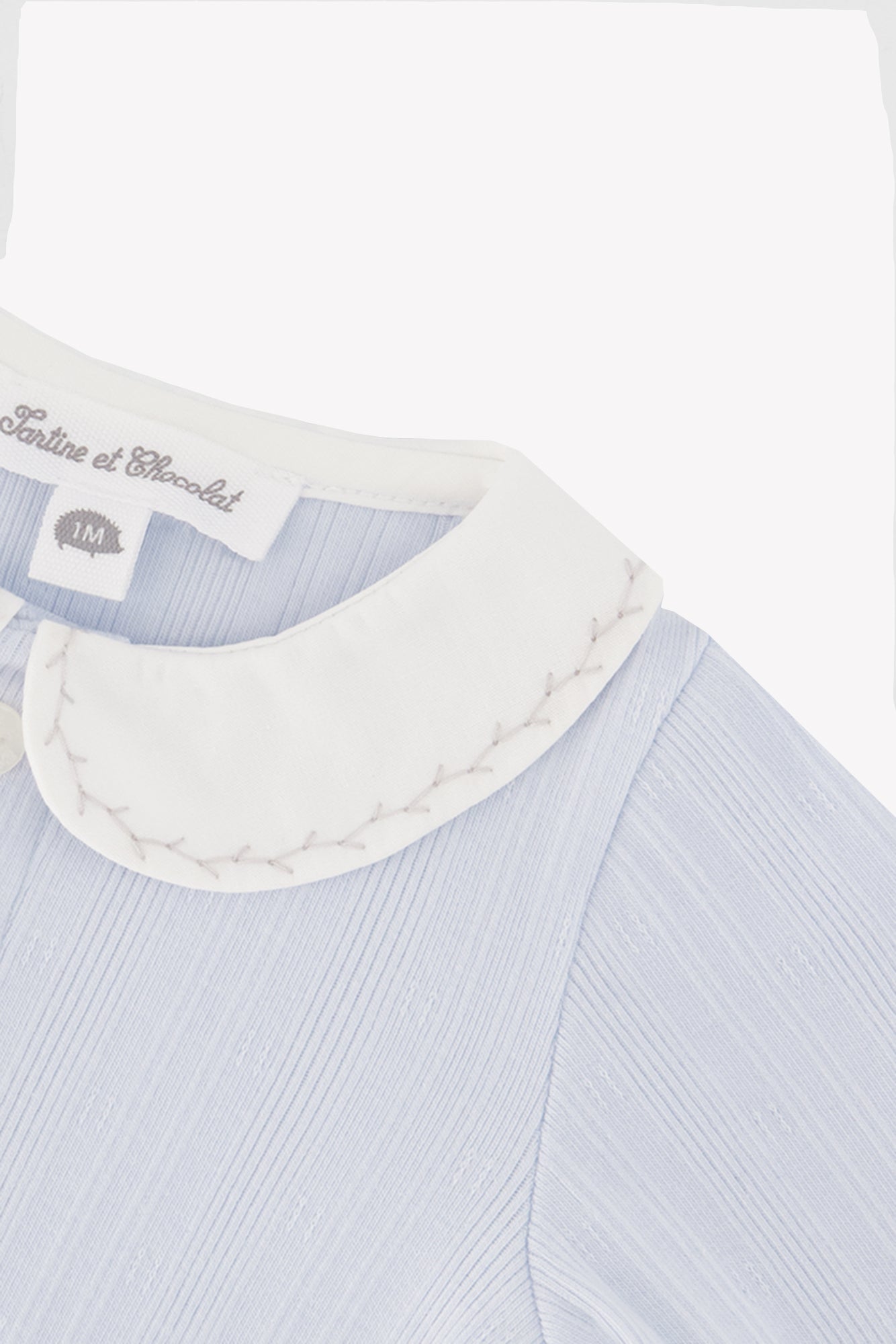 Combinaison longue -  Ciel coton col Claudine