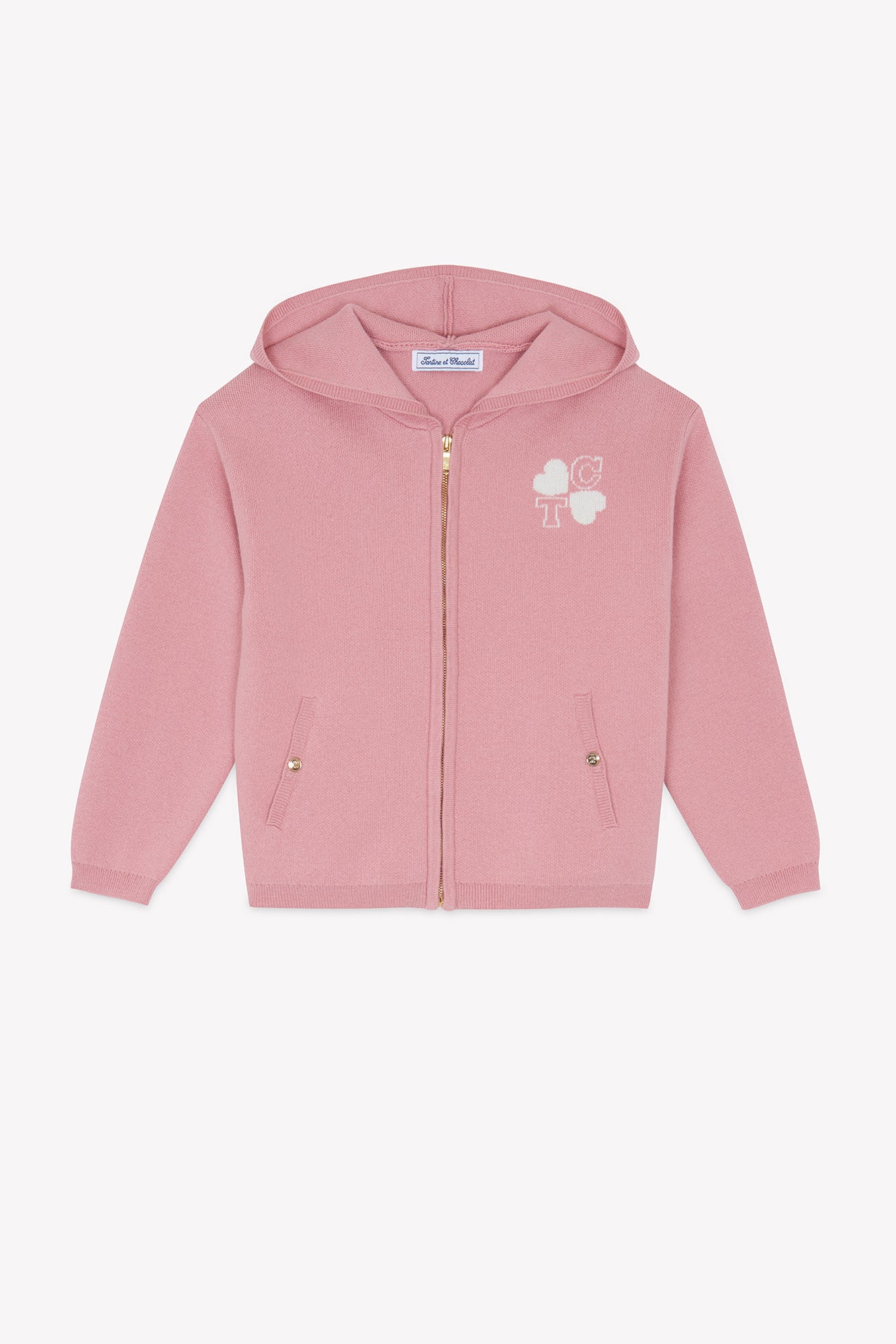 Ensemble de jogging - Blush coton laine capuche