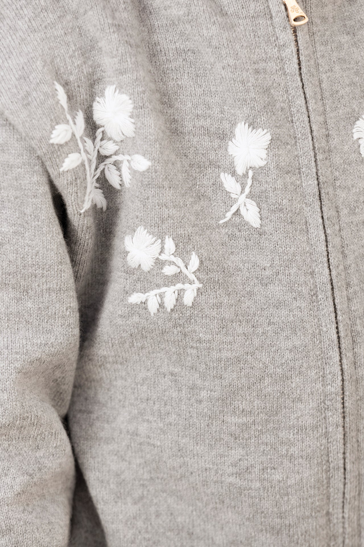 Outfit Jogging suit  - Grey heather Wool Cashmere Embrodery