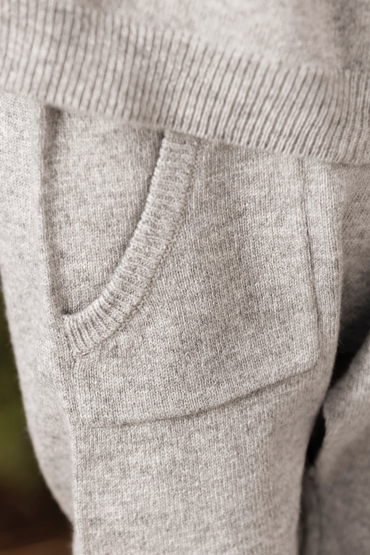 Outfit Jogging suit  - Grey heather Wool Cashmere Embrodery