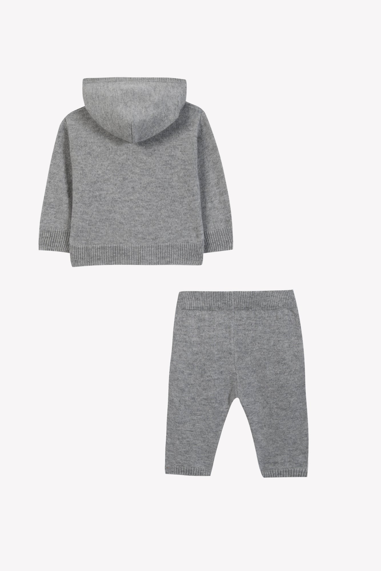 Outfit Jogging suit  - Grey heather Wool Cashmere Embrodery