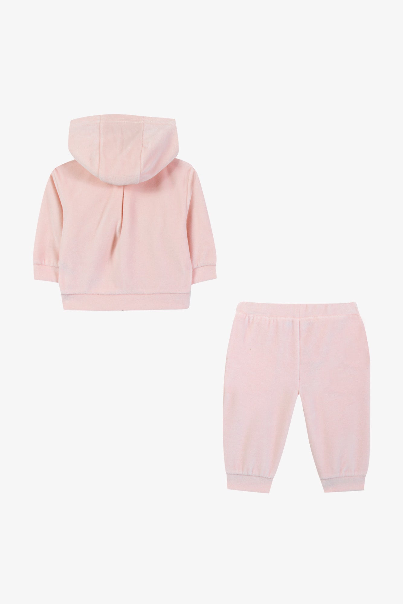 Ensemble Jogging - Rosée velours nœuds
