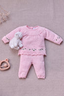 Outfit Long - Cotton dew Round neck Embrodery