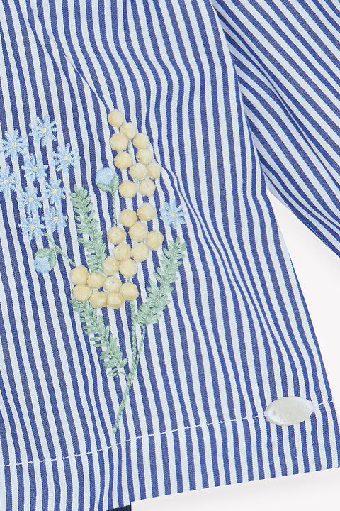 Ensemble long - Nuage coton manches volantées - Image principale