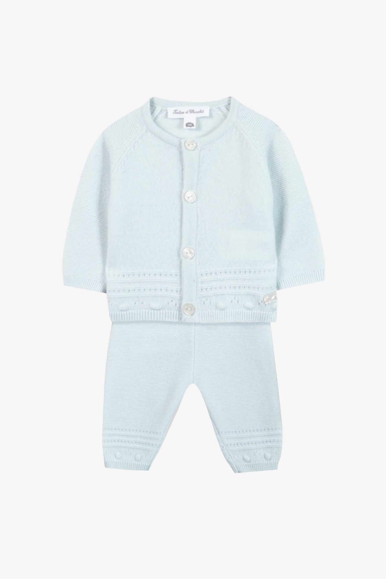 Outfit Long - Sky blue Wool