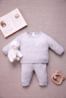 Conjunto Largo - Gris brezo Lana oso de peluche