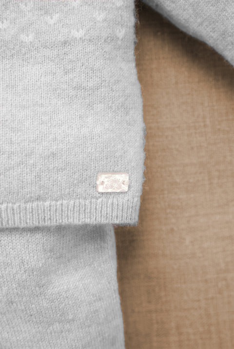 Outfit Lang - Grau Heidekraut Wolle Teddybär - Image principale