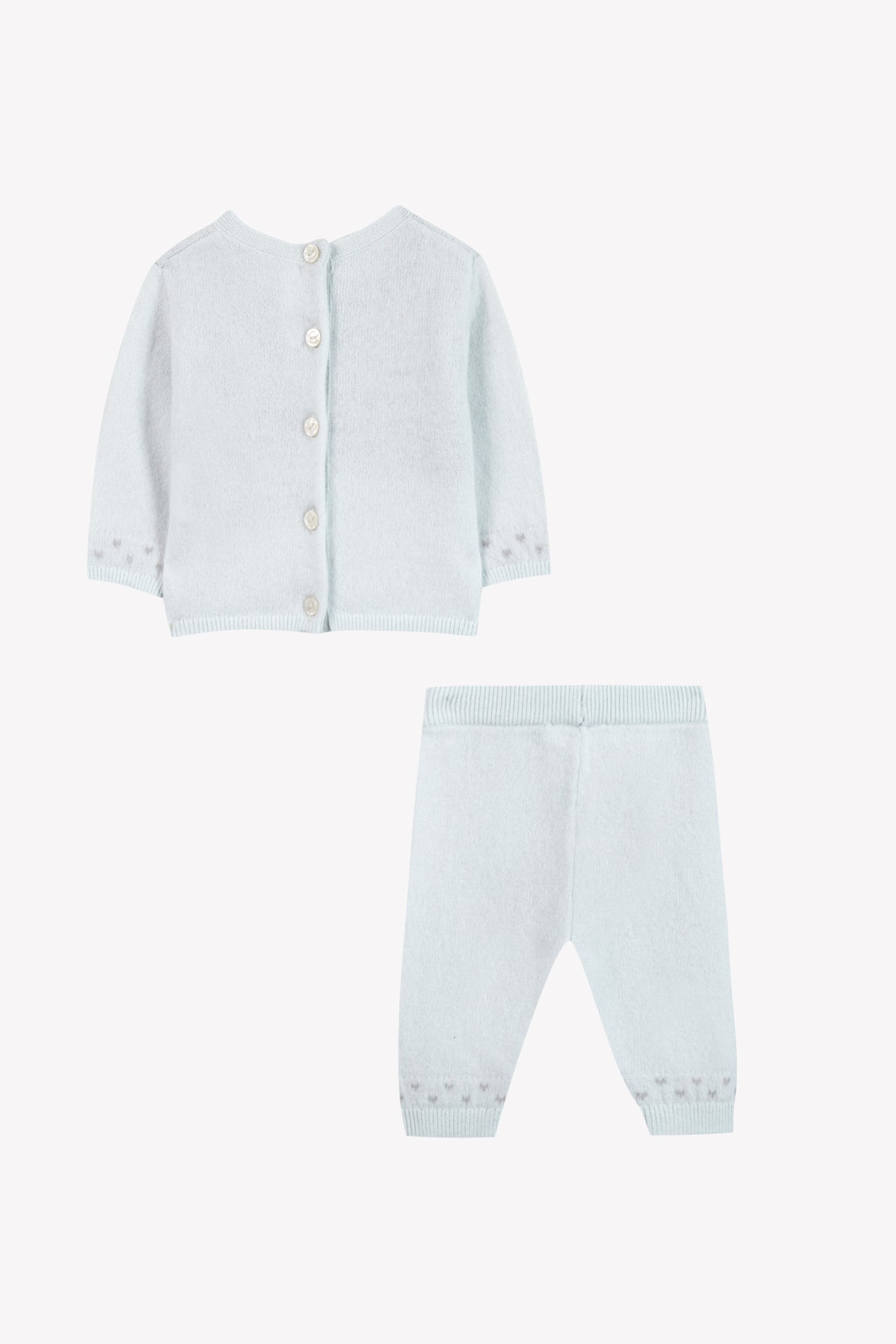 Outfit Long - Sky blue Wool teddy bear