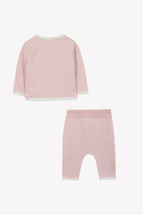 Ensemble long - Rosée coton boutons - Image principale