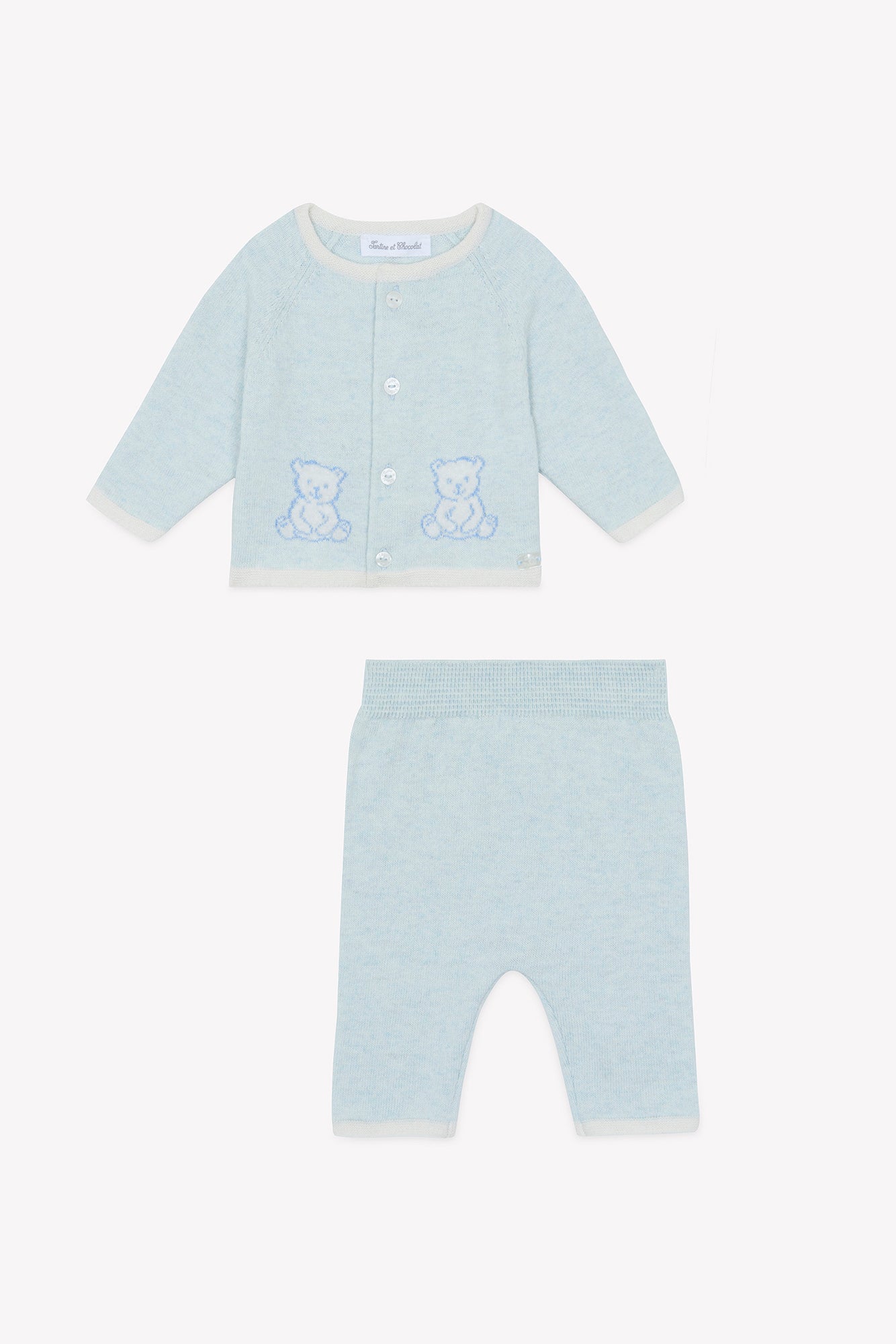 Ensemble long - Ciel coton boutons