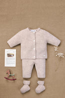 Ensemble long - Beige cachemire