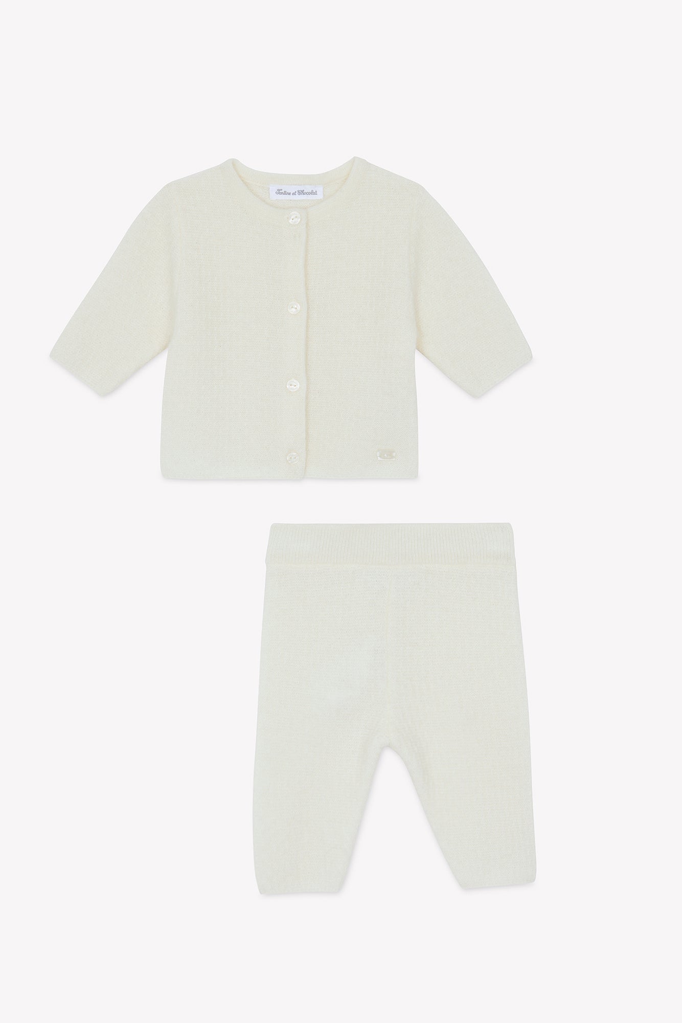 Ensemble long - Ecru cachemire