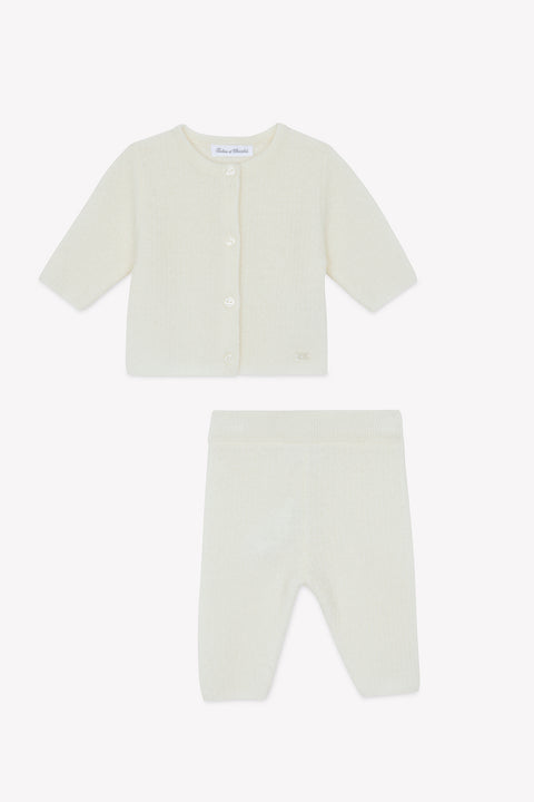 Ensemble long - Ecru cachemire - Image principale