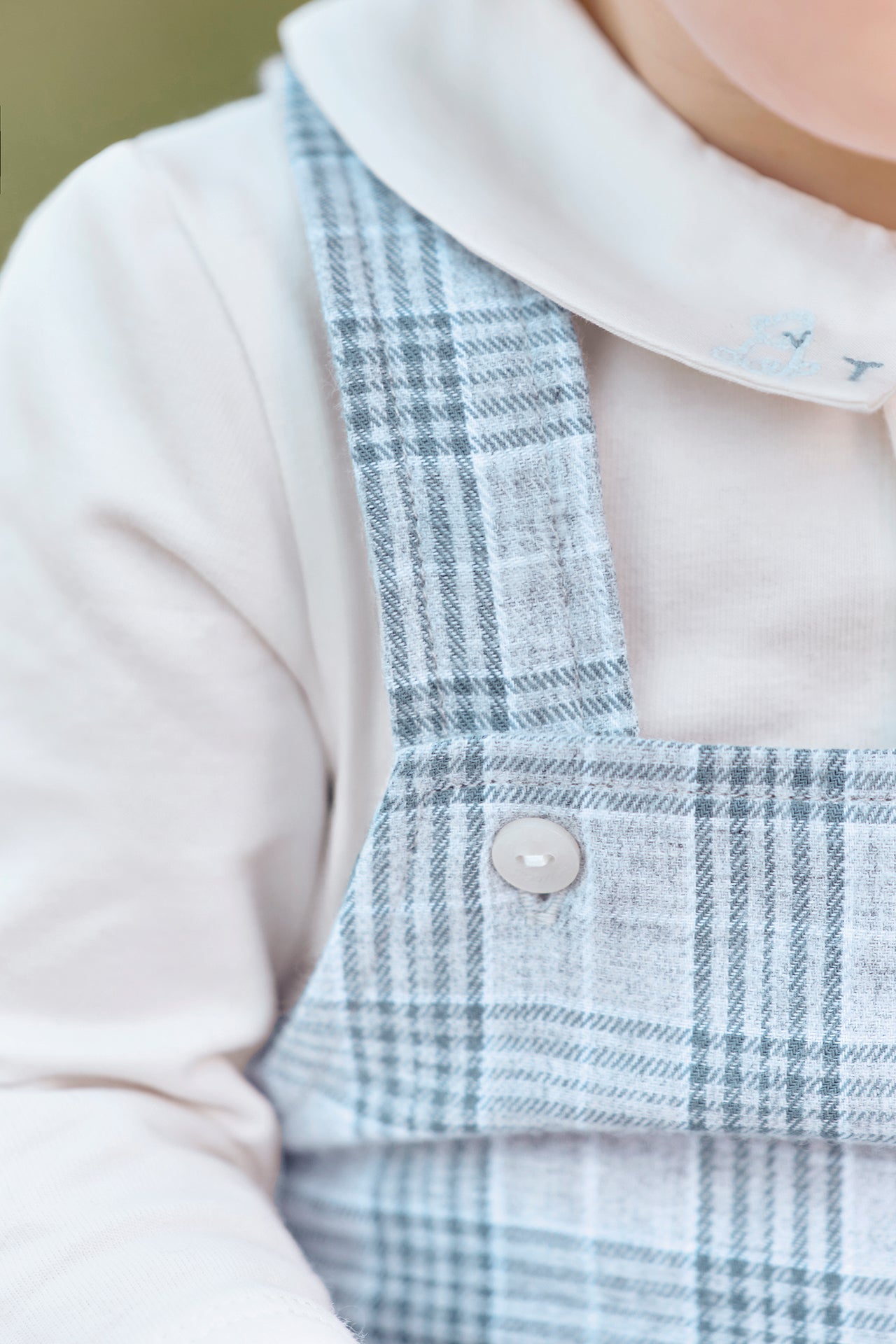 Outfit Lang - Baumwolle Grau Heidekraut Karo