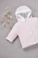Manteau - Rose tressé