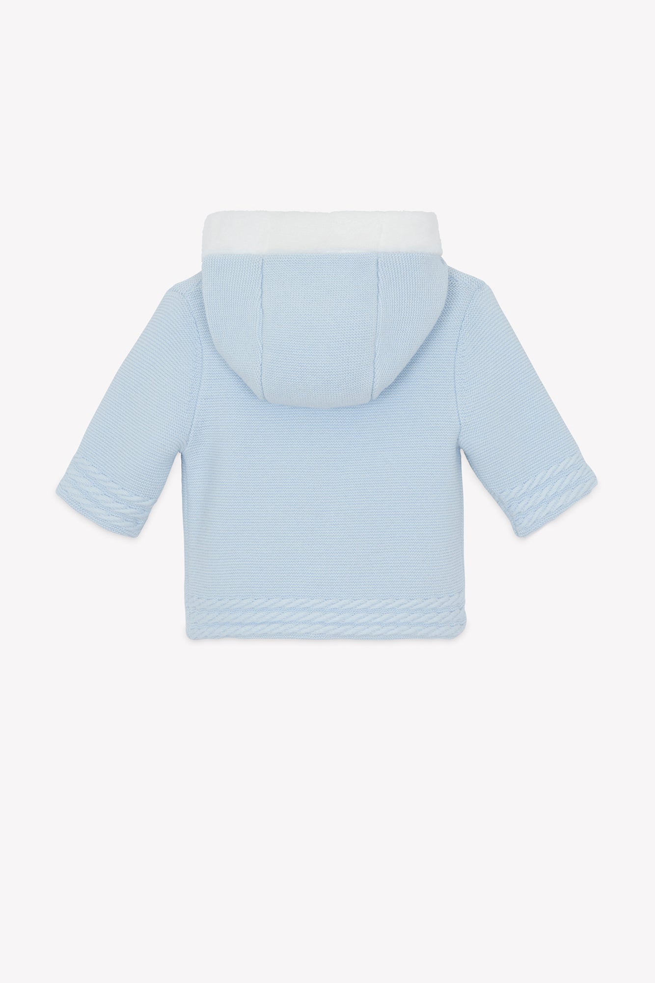 Manteau - Bleu ciel tressé