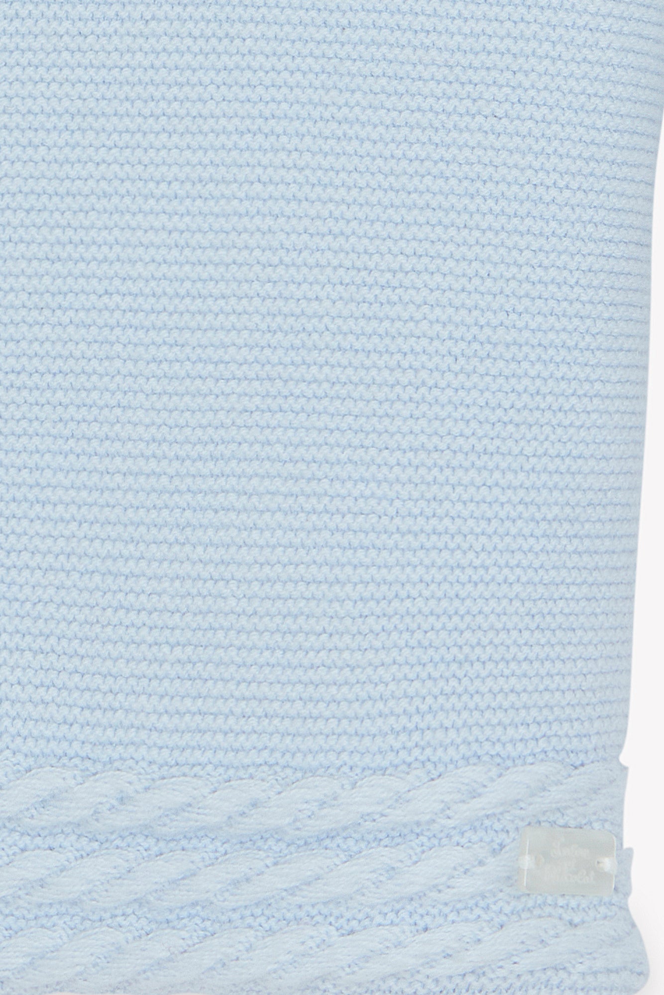 Manteau - Bleu ciel tressé